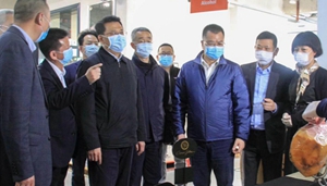 浙江省省長(zhǎng)袁家軍等一行人到青田瑪克洛公司考察